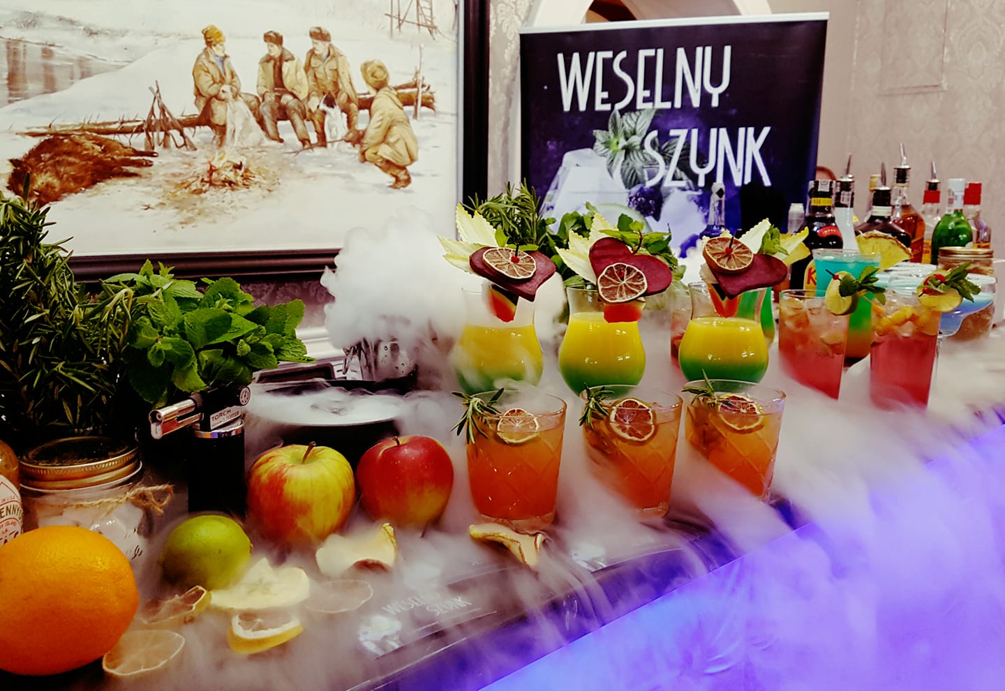 atrakcja dla gości zamiast pierwszego tańca drink bar
