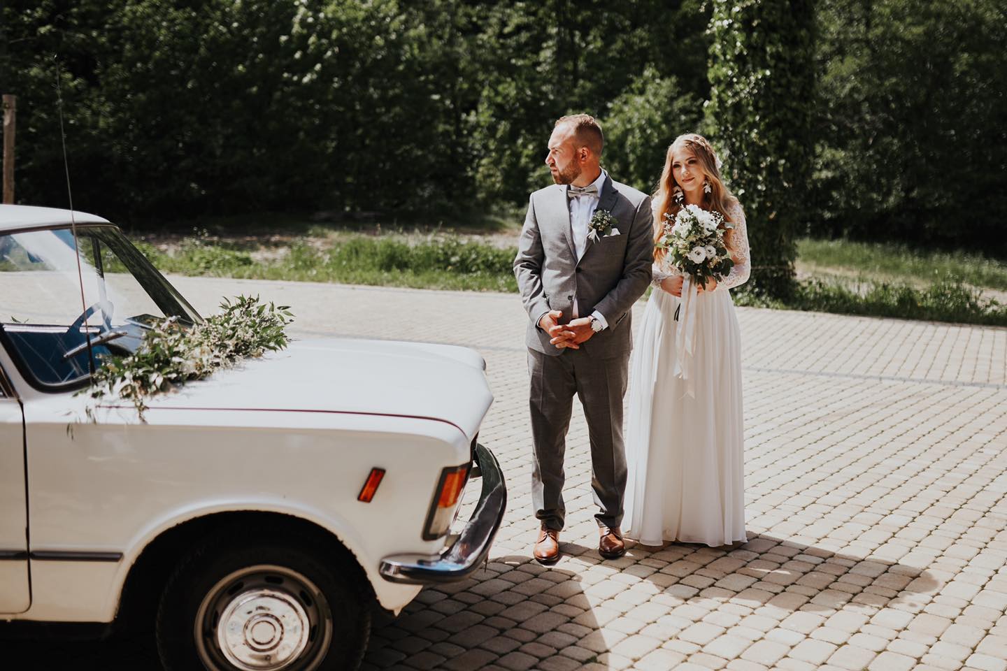 Na ślub zabytkowy samochód do ślubu fiat 125p