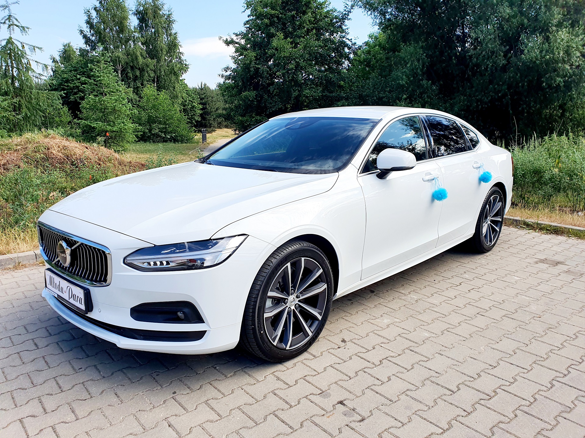 VOLVO S90 LIMUZYNA Z 2021 ROKU samochód do ślubu