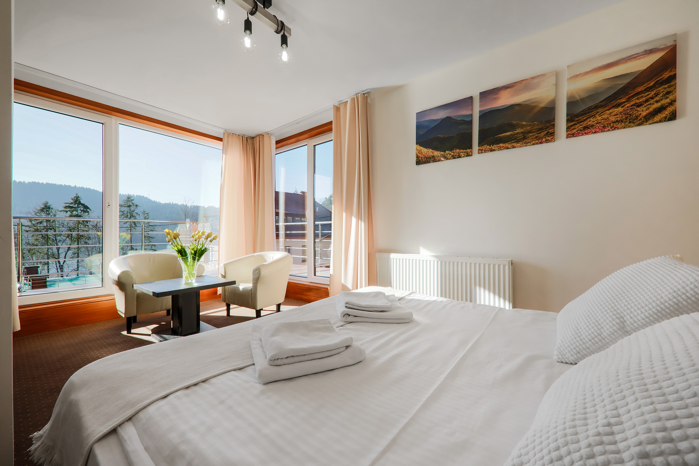 noclegi dla gości weselnych pokój hotelowy z widokiem