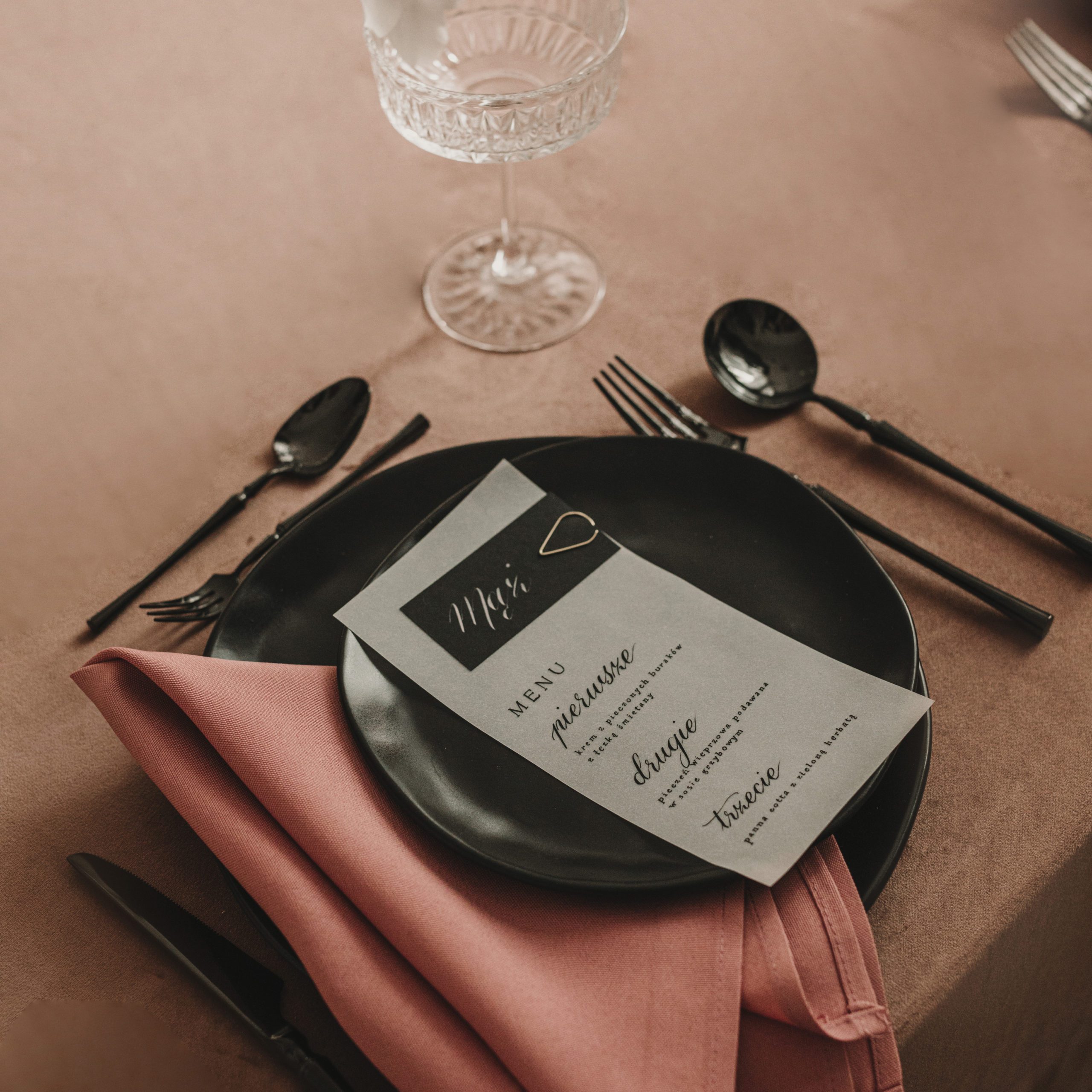 menu kaligrafia