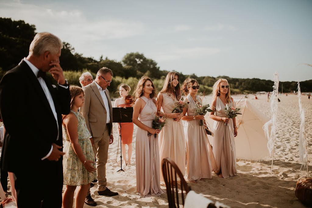 ślub na plaży