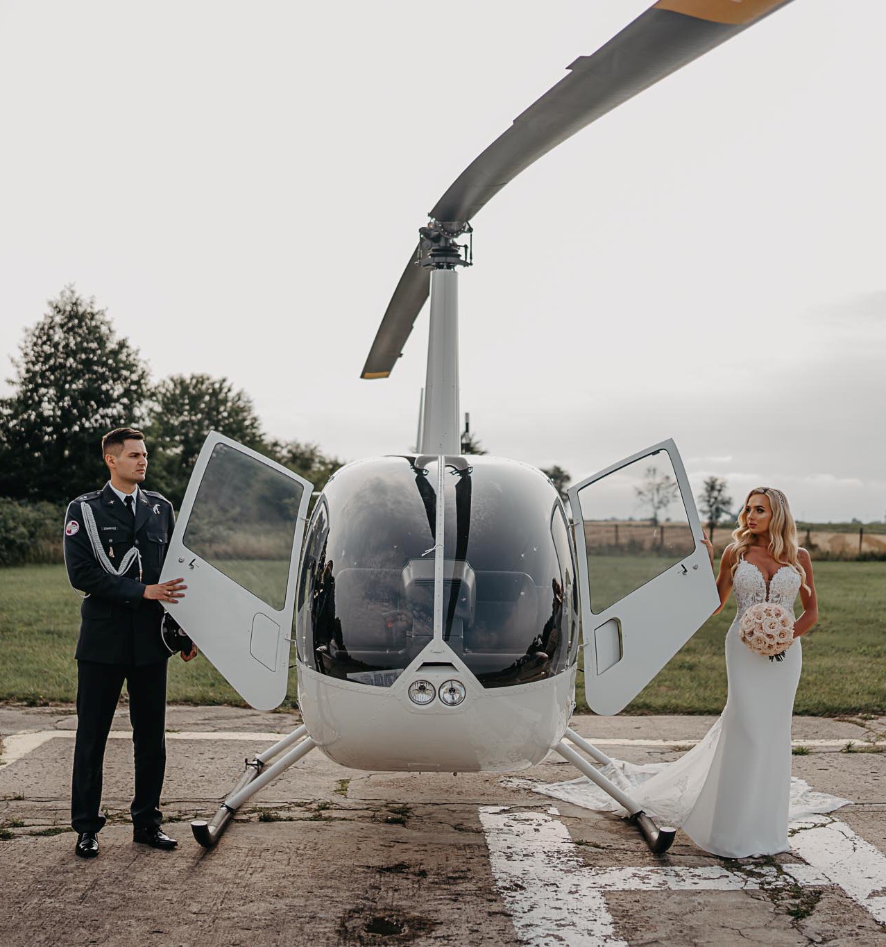 helikopter do ślubu